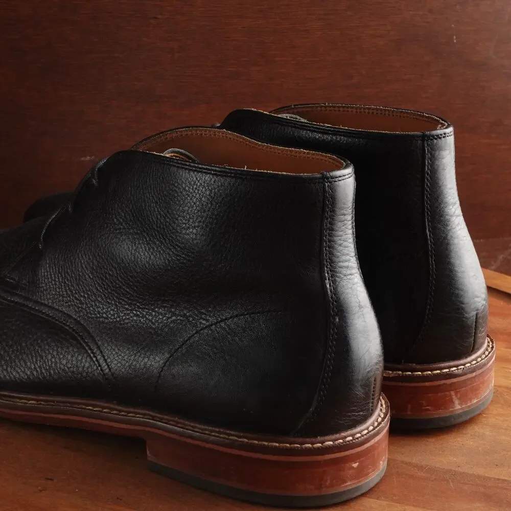 Cole Haan Boots Men SZ 11M BLK Barron Chukka Leather Ankle Comfort Modern C22940